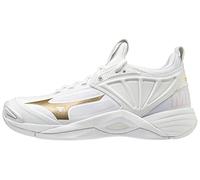 Mizuno Women's 2, Wave Momentum Zapato de Voleibol para Mujer 12, Oro Blanco, 44.5 EU