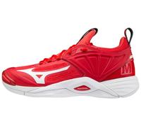 Mizuno Women's Wave Momentum 2, Zapatillas de vóleibol Mujer, Rojo y Blanco, 42.5 EU