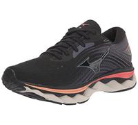 Mizuno Zapatillas de Correr Wave Sky 6 para Mujer, Negro/Quicksilver, 38.5 EU