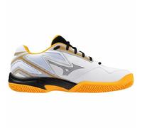 Mizuno Zapatillas de Padel para Adultos Break Shot 4 Blanco Naranja - Marca EAN: 5059431698480 - Talla Calzado: 42.5