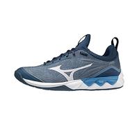 Mizuno Wave Luminous 2, Zapatillas de Voleibol Unisex Adulto, DarkDenim/White/BlueJasper, 40 EU