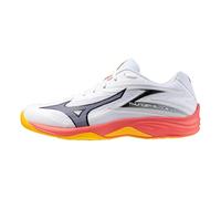 Mizuno THUNDER BLADE Z Zapatillas de volleyball Blanco/Fiery Coral 2/Citrus Mujer/Hombreo Talla 44,5