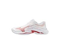 Mizuno Zapatillas Wave Lightning Elite Blancas/Rojas Mujer 2026