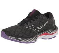 Mizuno Zapato acuático Wave Inspire 19 para Mujer, Negro-Plata, 8.5 Wide