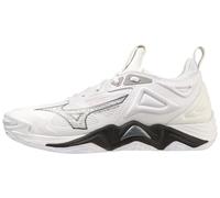Mizuno Zapato de Voleibol Wave Momentum 3 para Hombre, Blanco/Negro, 43 EU