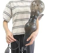 MIZUT Consolador anal SM inflable grande, dilatador anal grande de silicona, dilatador anal vaginal, dilatador anal for fisting lésbico, juguetes sexuales for hombres y mujeres