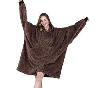 Mizzeo Manta de microfibra ligera de gran tamaño, talla única, Marrón