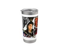 MJ-021 Michael Jackson Vaso térmico de acero inoxidable de doble pared