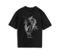 MJ Gonzales Camiseta 'Angle 3.0 Heavy' gris / negro / blanco M gris / negro / blanco