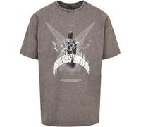 MJ Gonzales Camiseta Higher Than Heaven V.1 Acid Washed Heavy Oversize Tee Asphalt XS