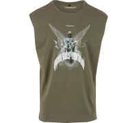 MJ Gonzales Camiseta 'Higher Than Heaven V.9' grafito / oliva / blanco XL grafito / oliva / blanco