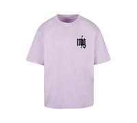 MJ Gonzales Camiseta 'Transformation' azul claro / lila pastel / negro / blanco L azul claro / lila pastel / negro / blanco