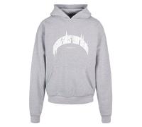 MJ Gonzales Sudadera 'Higher Than Heaven V.3' gris / blanco XL gris / blanco