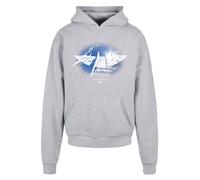 MJ Gonzales Sudadera 'Higher Than Heaven V.4' azul / gris / blanco XL azul / gris / blanco