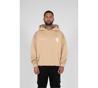 MJ Gonzales Sudadera 'METAMORPHOSE V.2' beige oscuro / lila / blanco XXL beige oscuro / lila / blanco