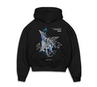 MJ Gonzales Sudadera 'SAINT V.1' azul / gris / negro / blanco S azul / gris / negro / blanco