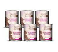 MjAMjAM - Alimento húmedo Premium para Gatos - Pure Meat Enjoy Pure Juicy Pig, Pack de 6 (6 x 800 g), sin Cereales con Extra de Carne
