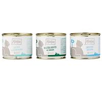 MjAMjAM Comida húmeda para gatos, paquete mixto II, pollo y calabaza, pavo, pato y aves, paquete de 6 (6 x 200 g), sin cereales y con carne