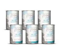 MjAMjAM - comida húmeda premium para gatos - Cabrito tierno con deliciosas zanahorias, pack de 6 (6 x 400 g), sin cereales con extra de carne