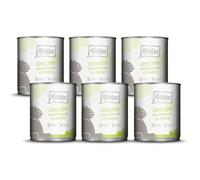 MjAMjAM - comida húmeda premium para gatos - deliciosa ternera con calabaza al vapor, pack de 6 (6 x 800 g), sin cereales con extra de carne