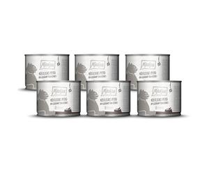 MjAMjAM - comida húmeda premium para gatos - delicioso caballito sobre calabaza al vapor, pack de 6 (6 x 200 g), sin cereales con extra de carne