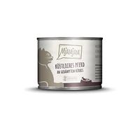 MjAMjAM - Comida húmeda prémium para Gatos - Delicioso Caballo de Calabaza vaporosa, 1 Paquete (1 x 200 g), sin Cereales con Mucha Carne