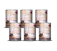 MjAMjAM - Comida húmeda Premium para Gatos - Duett - Filete de Pollo Besos de Caballo, 6 Pack (6x390g), sin Cereales