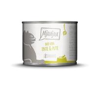 MjAMjAM - Comida húmeda Premium para Gatos - Dúo a Base de Pato tierno y Buen Pavo con Calabaza al Vapor, 1 Paquete (1 x 200 g), sin Cereales con Carne añadida