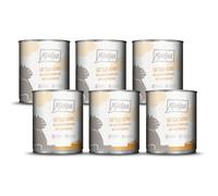 MjAMjAM - comida húmeda premium para gatos - jugoso pollo con deliciosas zanahorias, pack de 6 (6 x 800 g), sin cereales con extra de carne