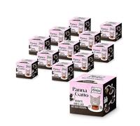 MjAMjAM - Comida húmeda premium para gatos - Panna Gatto - Pollo tierno y salmón con un toque final elegante, pack de 12 (2x80g), sin cereales