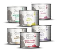 MjAMjAM - Comida húmeda Premium para Gatos - Paquete Mixto 6 para tu Gato, Pack de 6 (6 x 200 g), sin Cereales con Extra de Carne