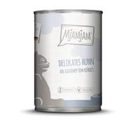 MjAMjAM - Comida húmeda Premium para Gatos - Pollo Delicado con Calabaza al Vapor, Pack de 1 (1 x 400 g), sin Cereales con Extra de Carne