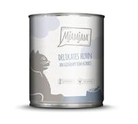 MjAMjAM - Comida húmeda Premium para Gatos - Pollo Delicado con Calabaza al Vapor, Pack de 1 (1 x 800 g), sin Cereales con Extra de Carne