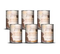 MjAMjAM - comida húmeda premium para gatos - pure meat enjoy - jugoso puré de pollo, pack de 6 (6 x 400g), sin cereales con extra de carne