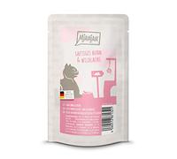 MjAMjAM - Comida húmeda Premium para Gatos - Quetschie - Pollo jugoso y salmón Salvaje, 1 Paquete (1 x 125 g), sin Cereales con Carne Adicional