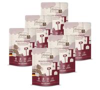 MjAMjAM - Comida húmeda Premium para Gatos - Quetschie - Puro Placer cárnico - Canguro Delicado Puro, sin Cereales con Extra de Carne, Pack de 6 (6 x 300 g)