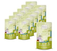 MjAMjAM - Comida húmeda Premium para Gatos - Quetschie - Senior - Duo de Pato tierno y Conejo, 12 Pack (12x125g), sin Cereales