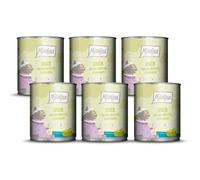 MjAMjAM - Comida húmeda Premium para Gatos - Senior - Duo de Pato tierno y Conejo, 6 Pack (6x800g), sin Cereales