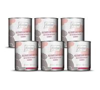 MjAMjAM - comida húmeda premium para gatos - venado culinario y pavo con arándanos frescos, paquete de 6 (6 x 800 g), sin cereales con carne extra