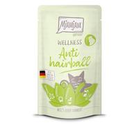 MjAMjAM - Comida húmeda Premium para Gatos - Wellness - Anti Bolas de Pelo - Pollo, 1 Pack (1 x 125g), sin Cereales