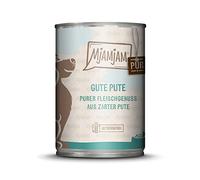 MjAMjAM - Comida húmeda Premium para Perros - Buen Pavo Puro, Pack de 1 (1 x 400 g), sin Cereales con Carne Extra