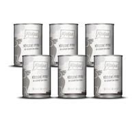 MjAMjAM - Comida húmeda Premium para Perros - Delicioso Caballo con Calabaza al Vapor, Pack de 6 (6 x 400 g), sin Cereales con Extra de Carne