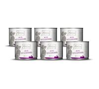 MjAMjAM - Comida húmeda Premium para Perros - Duo de Buen Pavo y Conejo, Pack de 6 (6 x 200 g), sin Cereales con Extra de Carne