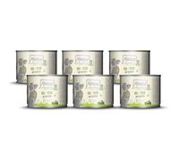 MjAMjAM - Comida húmeda Premium para Perros - naturalmente Deliciosa - Bio Buey con calabacín, Pack de 6 (6 x 200g), sin Cereales con Extra de Carne