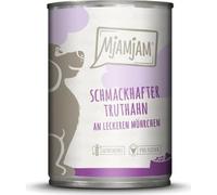 MjAMjAM - Comida húmeda Premium para Perros - Pavo Sabroso con deliciosas Zanahorias, 1 Paquete (1 x 400 g), sin Cereales con Carne Extra