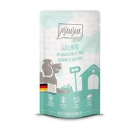 MjAMjAM - Comida húmeda Premium para Perros - Quetschie - Pava Rica con riso cocido y calabacín al Vapor, Pack de 1 (1 x 125g), sin Gluten con Extra de Carne
