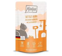 MJAMJAM Pollo con Zanahorias y Hierba Gatera 125 g - Alimento Natural sin Cereales