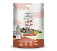 MjAMjAM - snack premium para gatos - bolsa snack - cordero tierno, pack de 1 (1 x 125 g), natural sin conservantes sintéticos