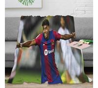 MJCZEGDCR Lamine Yamal Manta De Forro Polar, Manta Fina para Sofá, Ultrasuave Y Cálida, Microfibra 3D, para Adultos Y Niños 70x80inch(180x200cm)