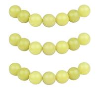 MJDCB 10mm 35 piezas Cuentas de Piedra Jade Limón Redondas Sueltas Piedras Semipreciosas Naturales para Hacer Joyas Pulseras Collares